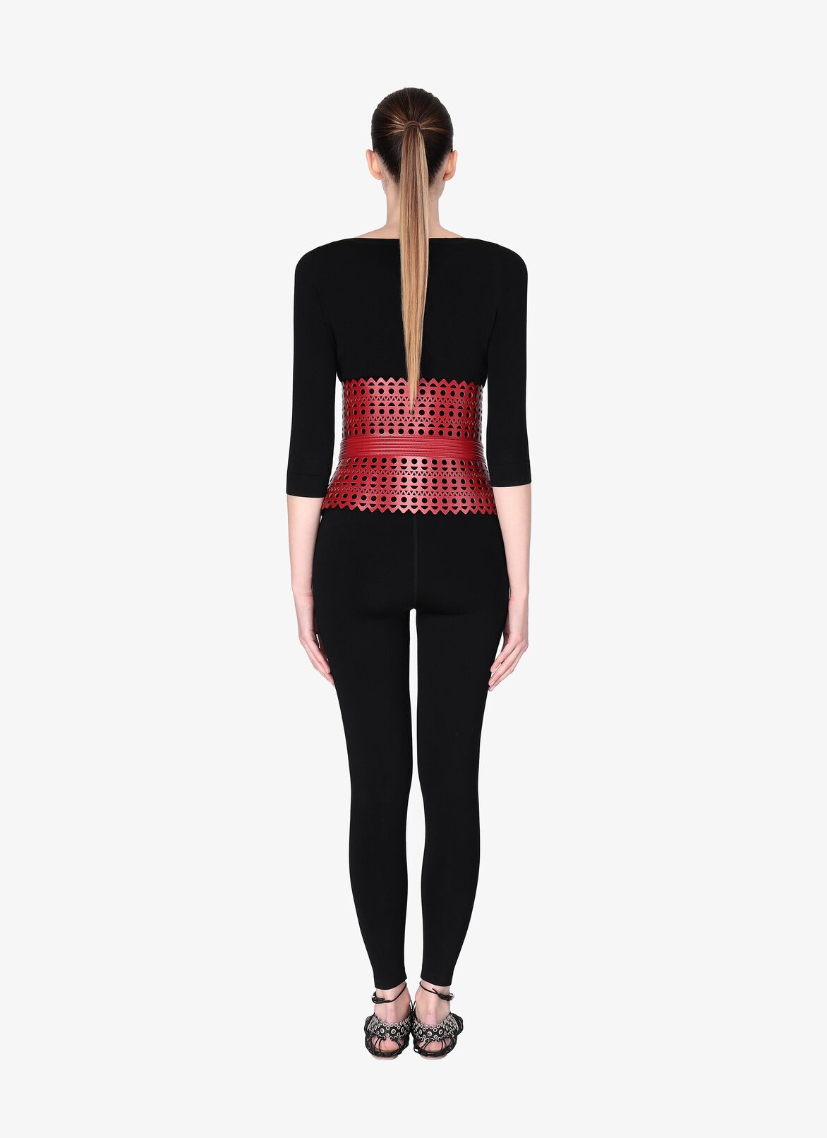Belts ALAÏA LACQUER RED BELTS